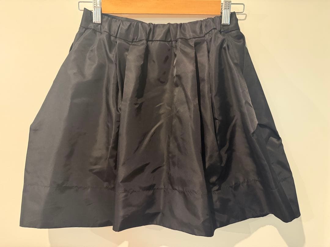 最終値下げ！AMOMMA MINI TACK SKIRT ブラック