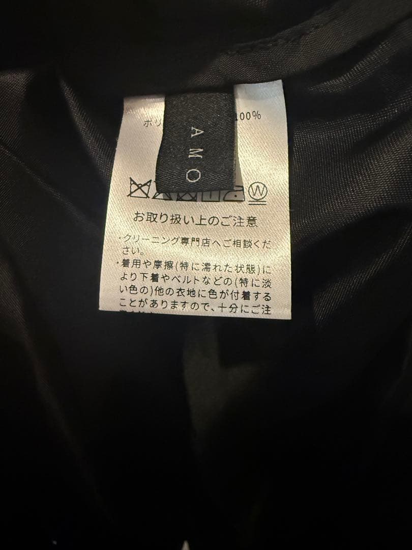 最終値下げ！AMOMMA MINI TACK SKIRT ブラック