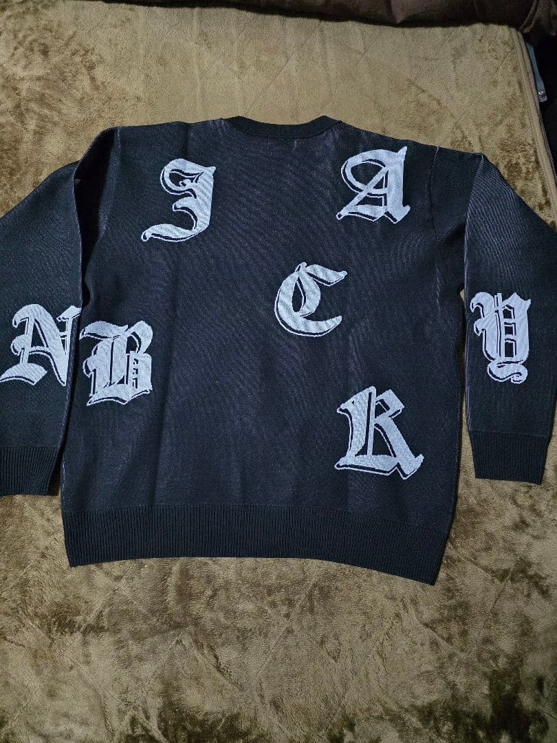 新品JackBunnyジャックバニーメンズクルーネックニットゴルフウェアセーター