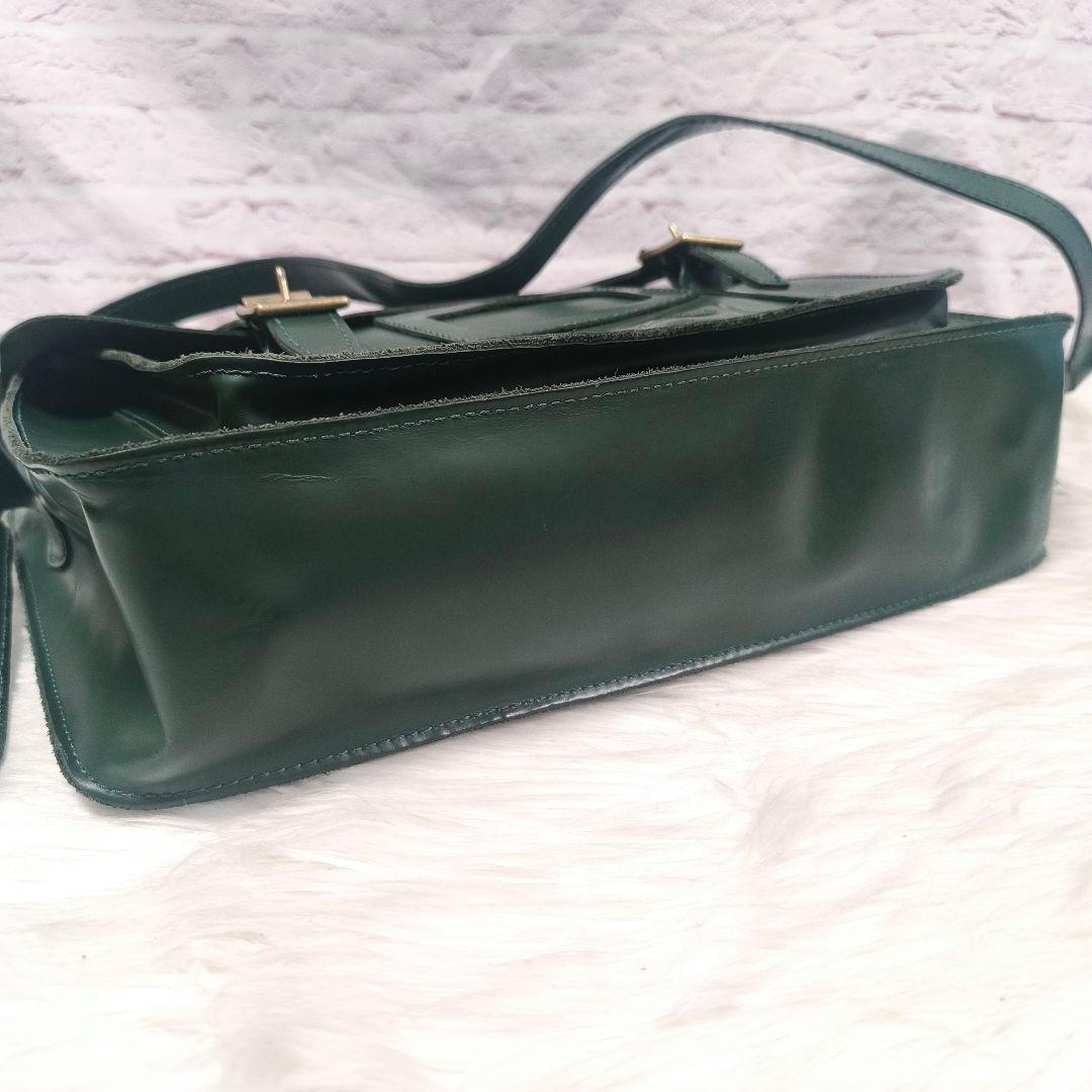 【虚々様】ドクターマーチン　サッチェルバッグ　15インチ　グリーン