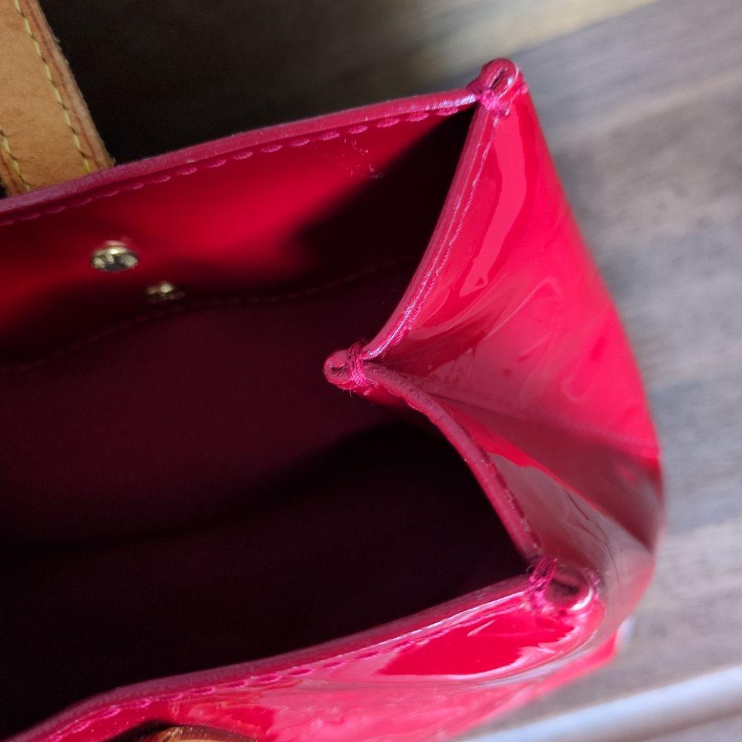 ルイヴィトン　ヴェルニ　リードPM ミニトート　　赤