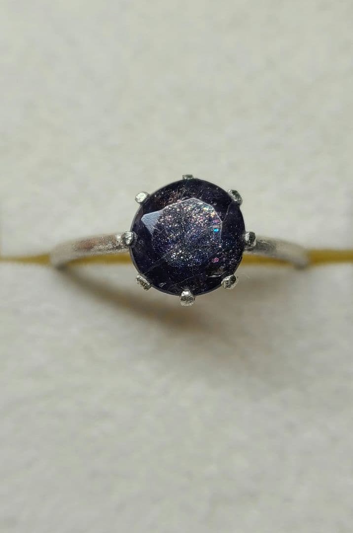 ツキボシ★非加熱アイオライトサンストーン★リング、ペンダントオーダー