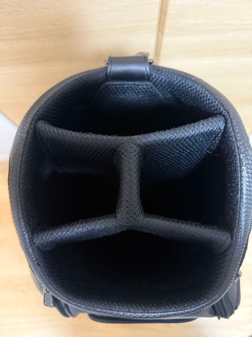 アディダス ゴルフ#キャディバッグ#9.5型#美品#ブラックレッド