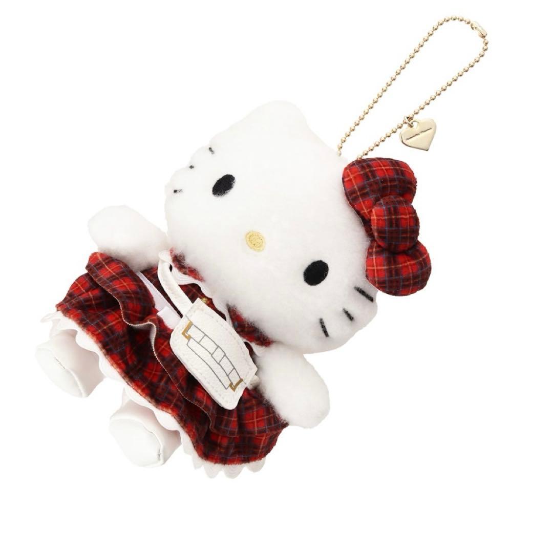 全国完売‼︎サマンサタバサ【ハローキティ】　ぬいぐるみチャーム☆レッド
