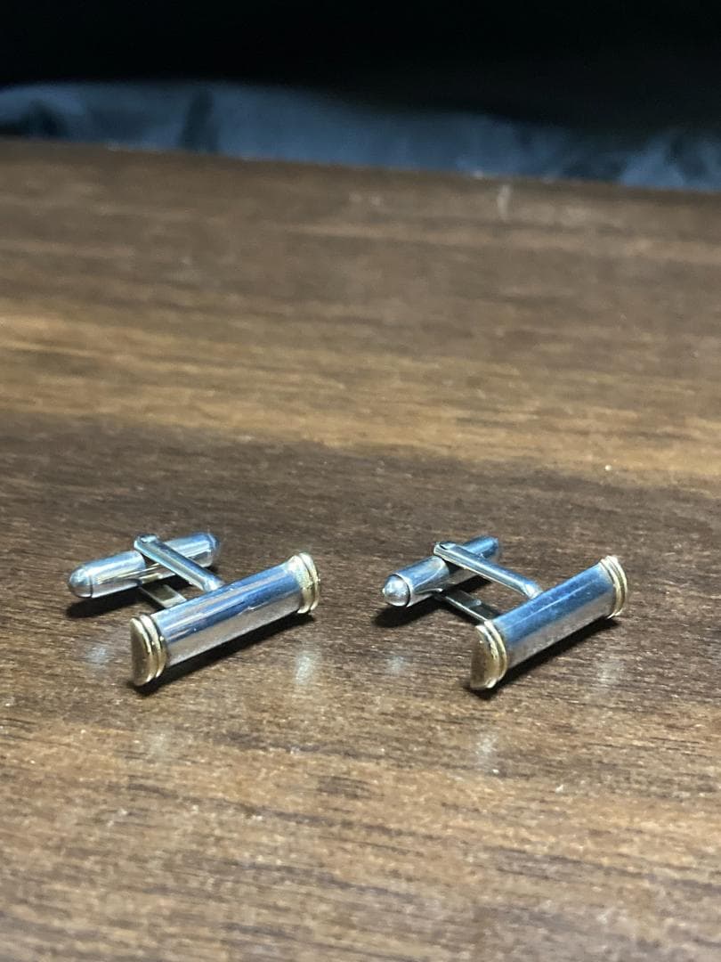 ティファニー コンビ カフス 925 K18 750 オールド ヴィンテージ