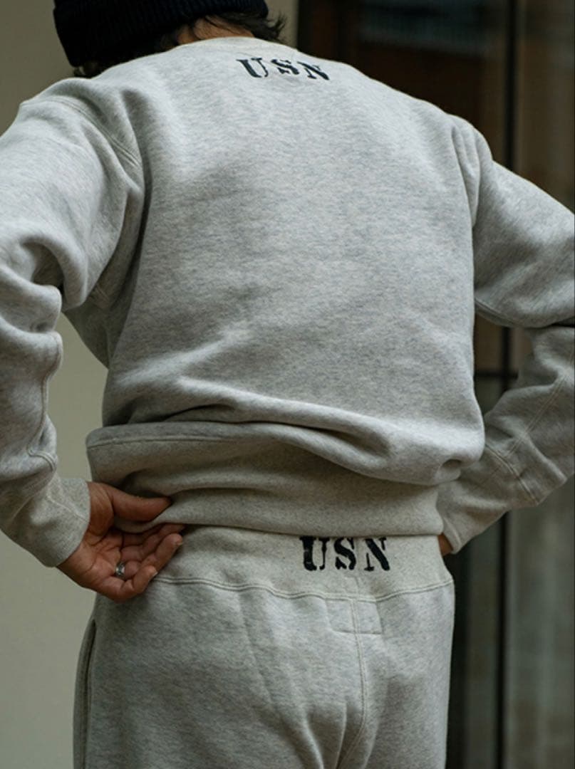 ー*ー様 ¥22000 リアルマッコイズ　U.S.N. ステンシル　スウェット