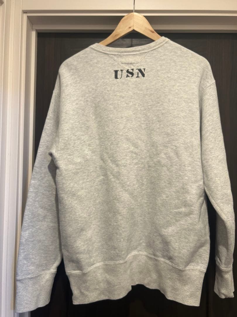 ー*ー様 ¥22000 リアルマッコイズ　U.S.N. ステンシル　スウェット