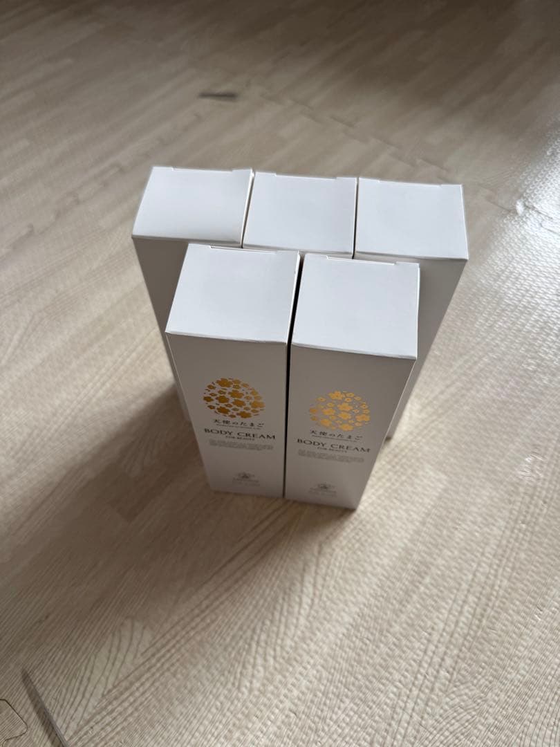 【新品未使用品】　5本セット　天使のたまご　ボディクリーム【バラ対応可能】