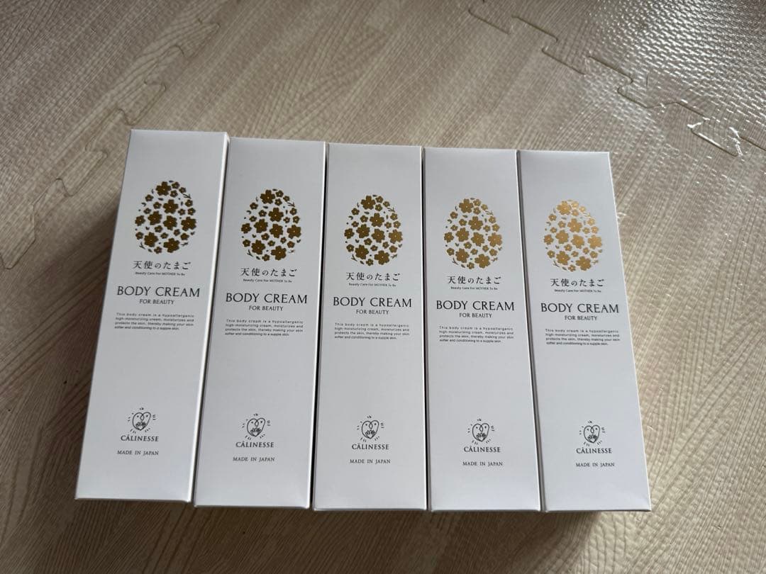 【新品未使用品】　5本セット　天使のたまご　ボディクリーム【バラ対応可能】
