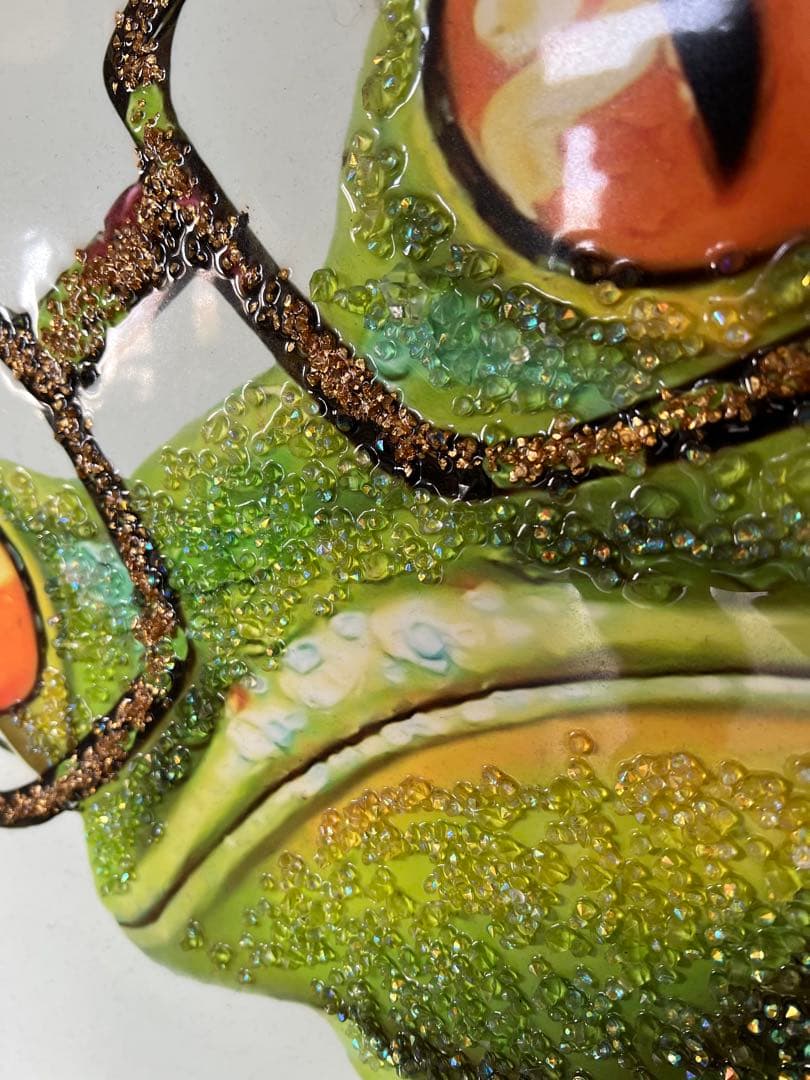 クリスタルアート アマガエル