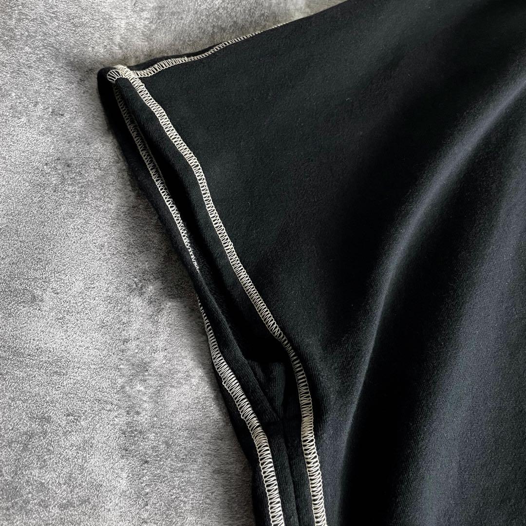 トップス S'YTE FRENCH TERRY RANDOM STITCH PONCHO