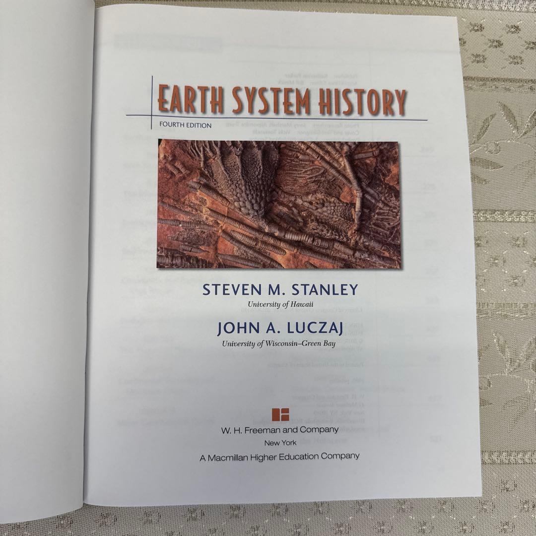 Earth System History 第四版