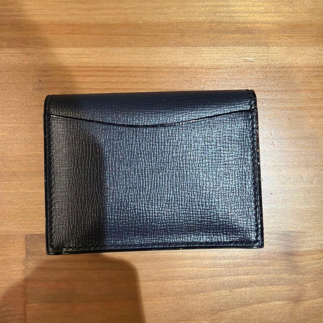 ヴァレクストラ　カードケース/名刺入れ　ネイビー