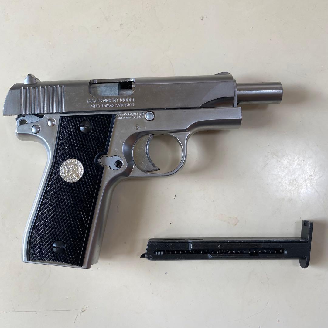 タナカワークス  コルト　380オートステンレスモデル　ブローバック　ガスガン