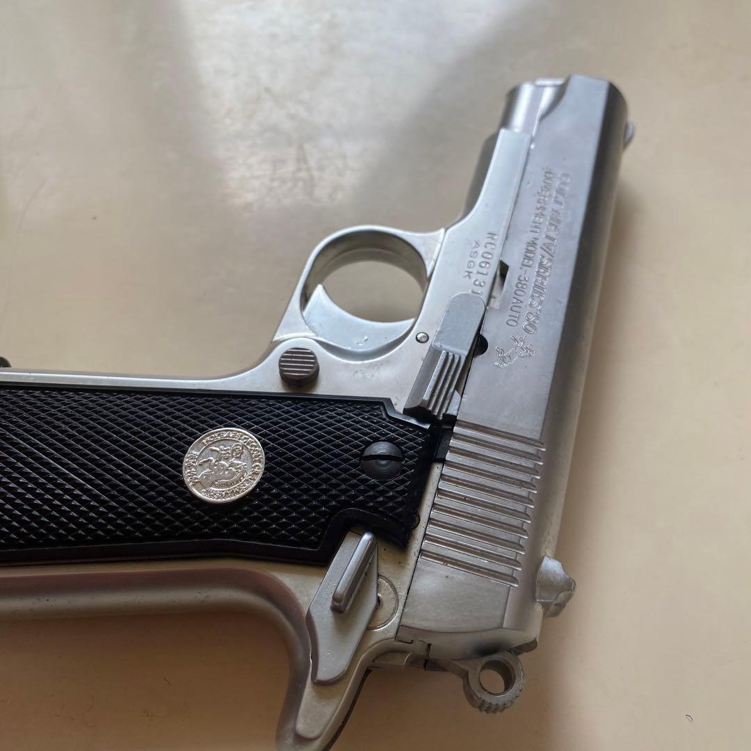 タナカワークス  コルト　380オートステンレスモデル　ブローバック　ガスガン