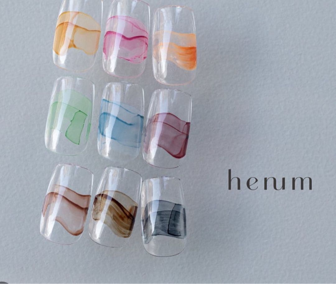 henum インク 9色 マカロン how to動画 付き ポストカード