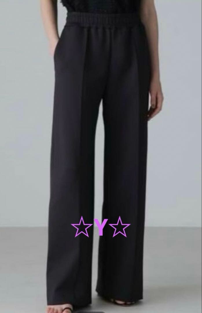 ADORE コンパクトダンボールパンツ ブラック 38