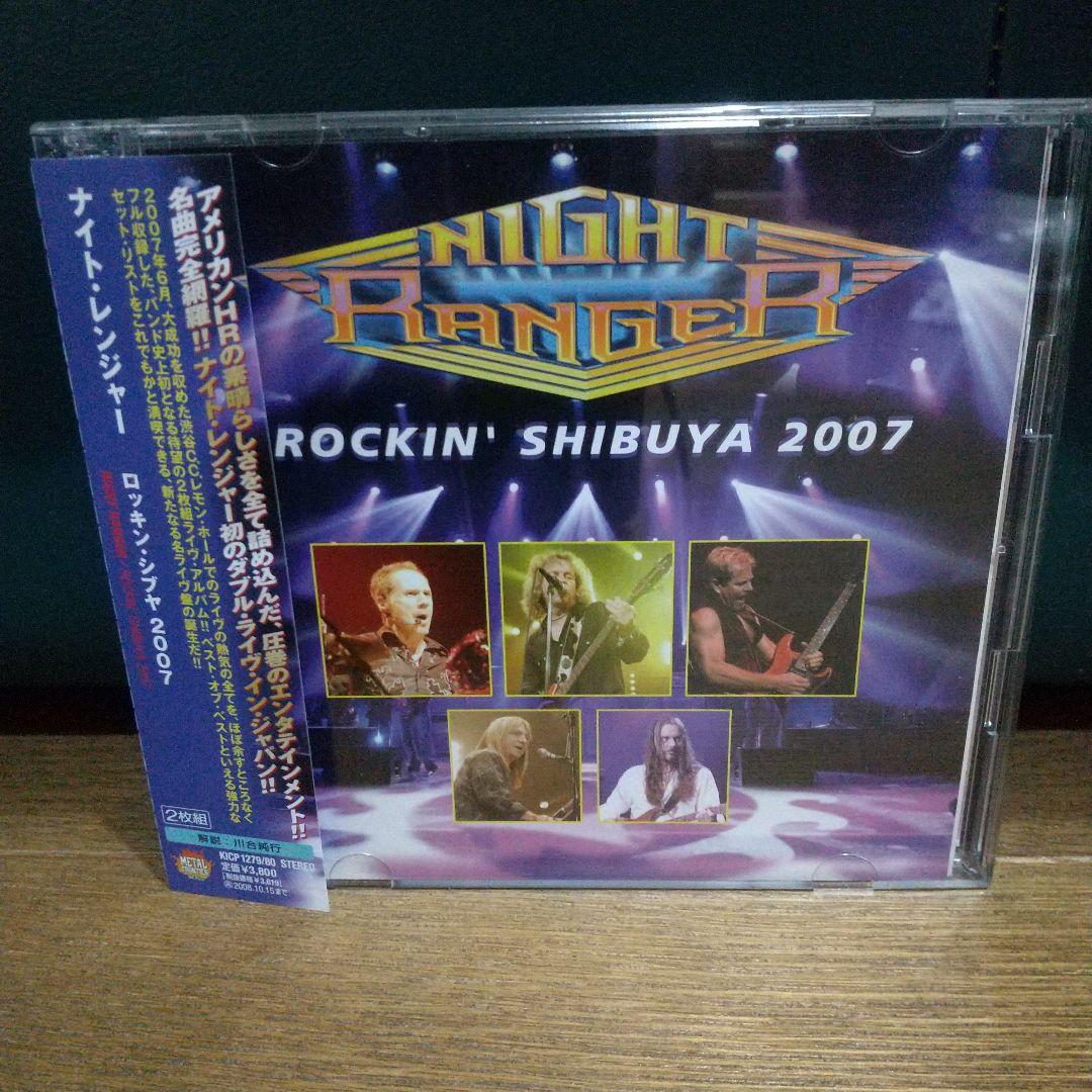 祝来日 ナイト・レンジャー/ロッキン・シブヤ 2007 ステッカー付