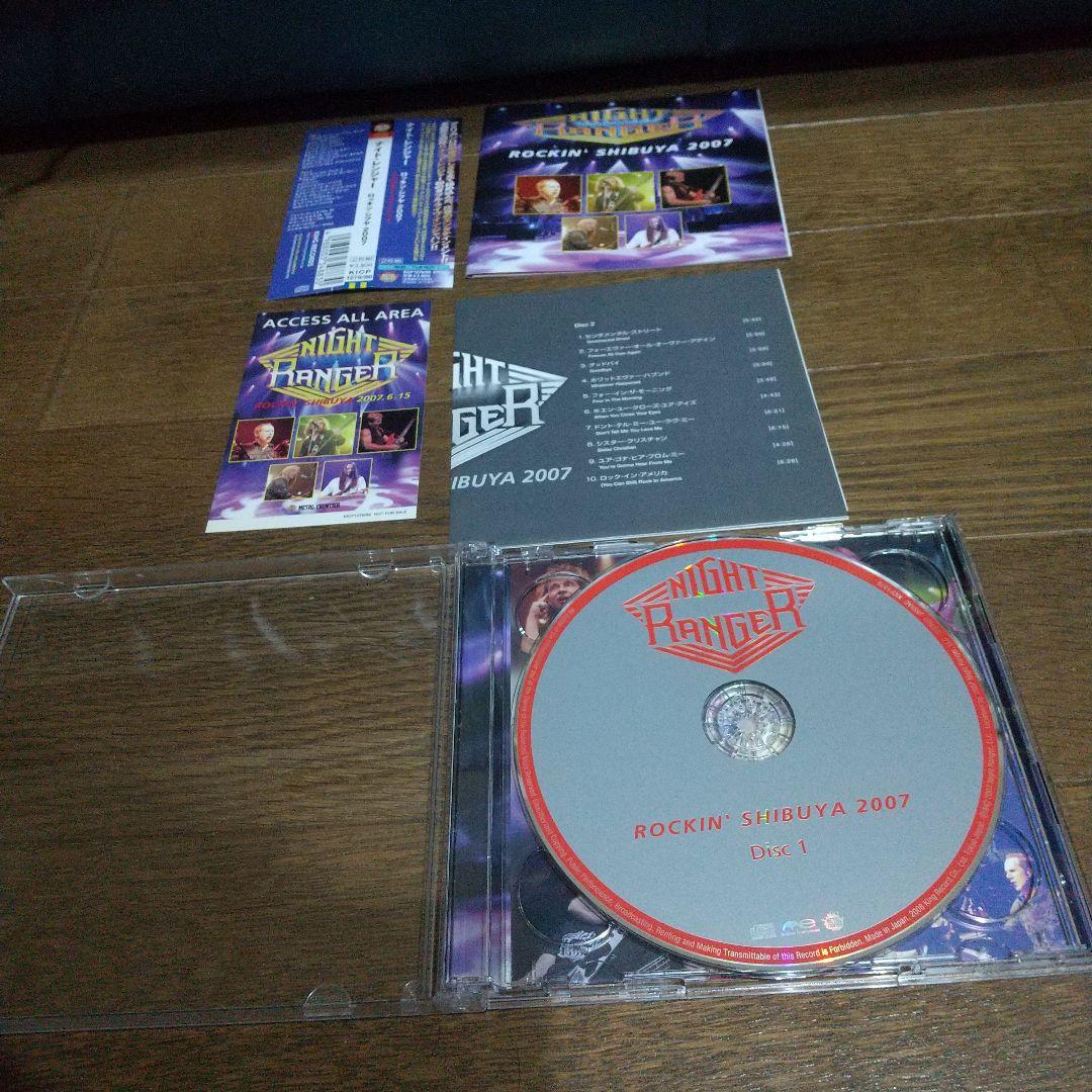 祝来日 ナイト・レンジャー/ロッキン・シブヤ 2007 ステッカー付