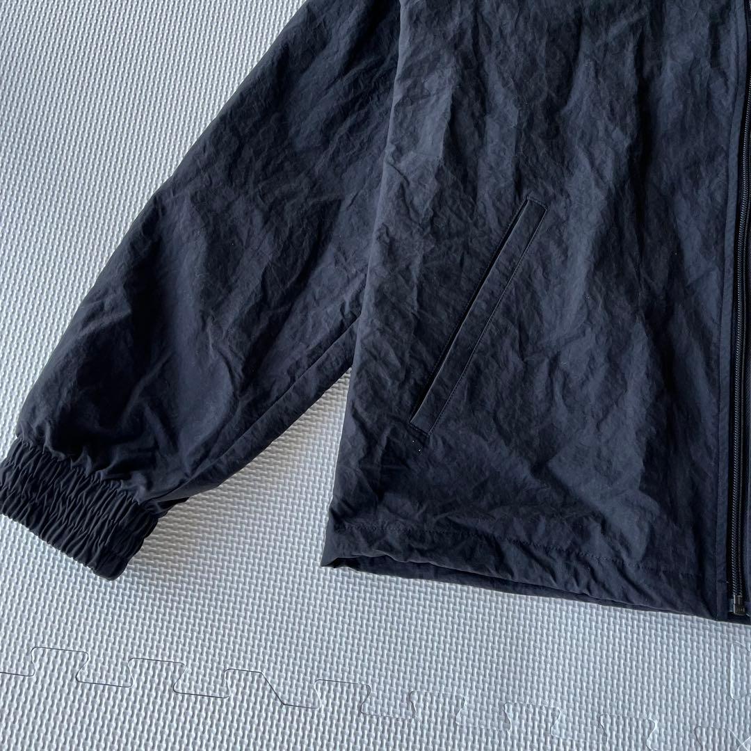 美品 OVY ナイロンジップブルゾン ジップアップジャケット 黒 M 076