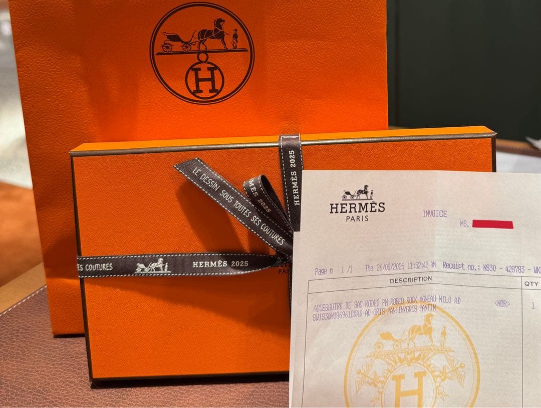 新品未使用HERMES ロデオRock チャーム