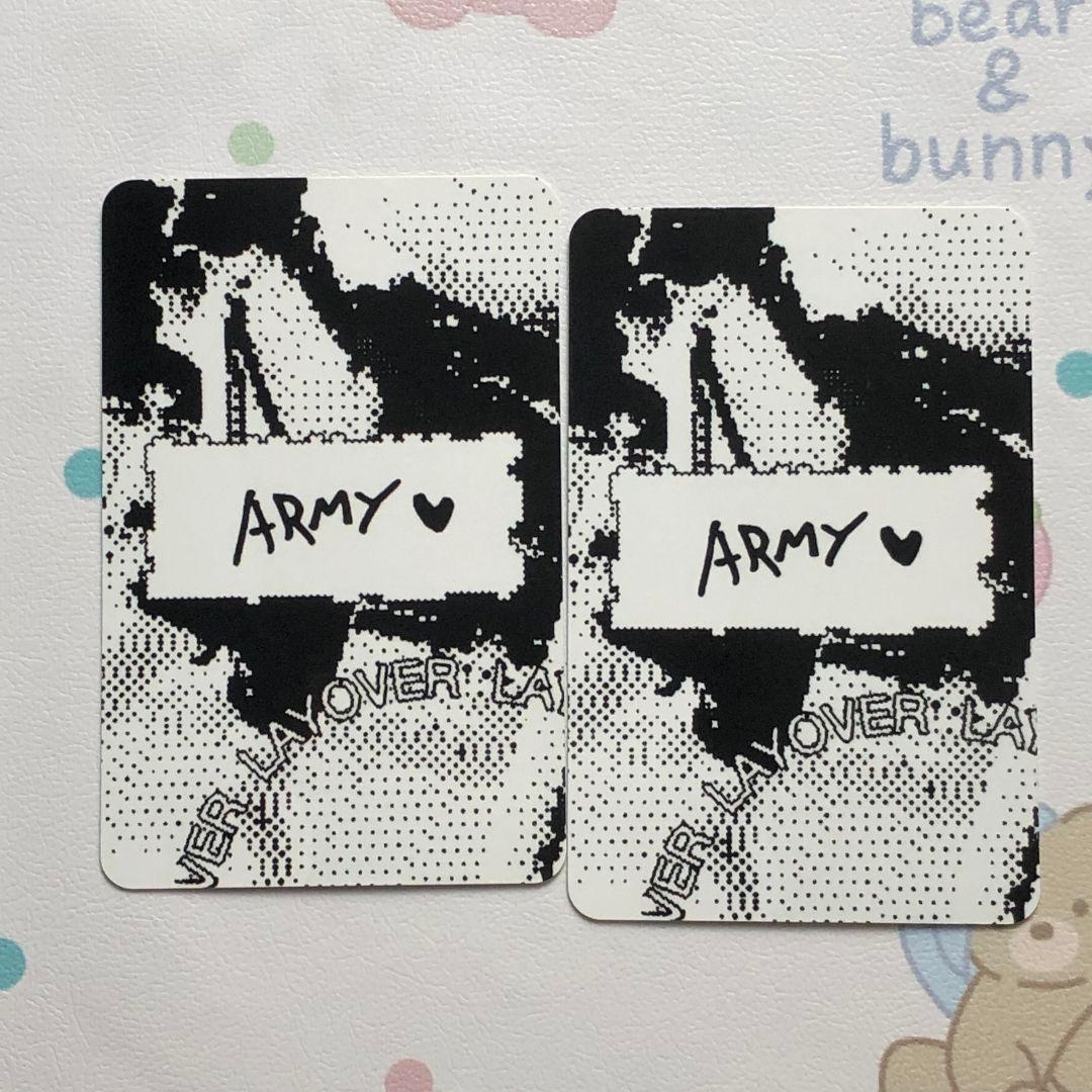 BTS V テテ テヒョン Layover 特典 サノク トレカ 2枚