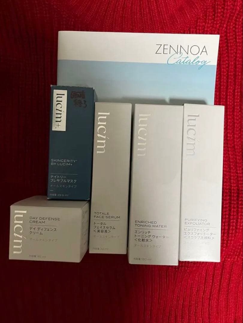 ほぼ半額‼️ ゼンノア　ルシム　六点セット　化粧水　クリーム　洗顔　美容液