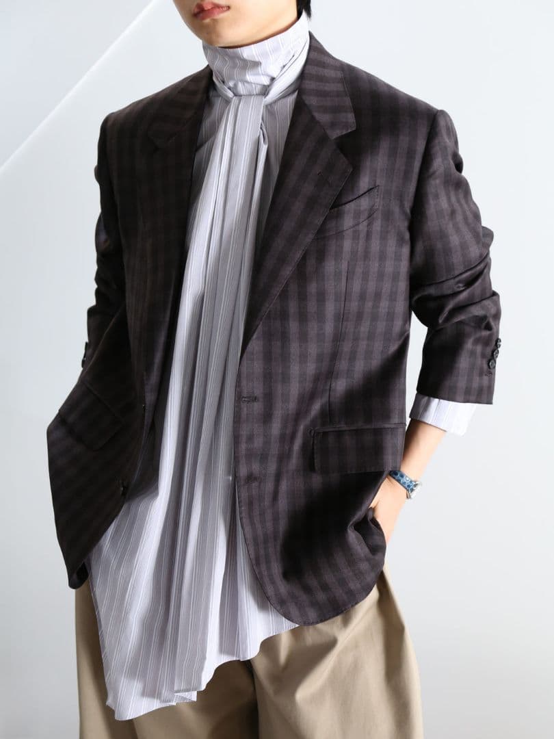 【BOWTE バウト】ストライプシャツ 25aw