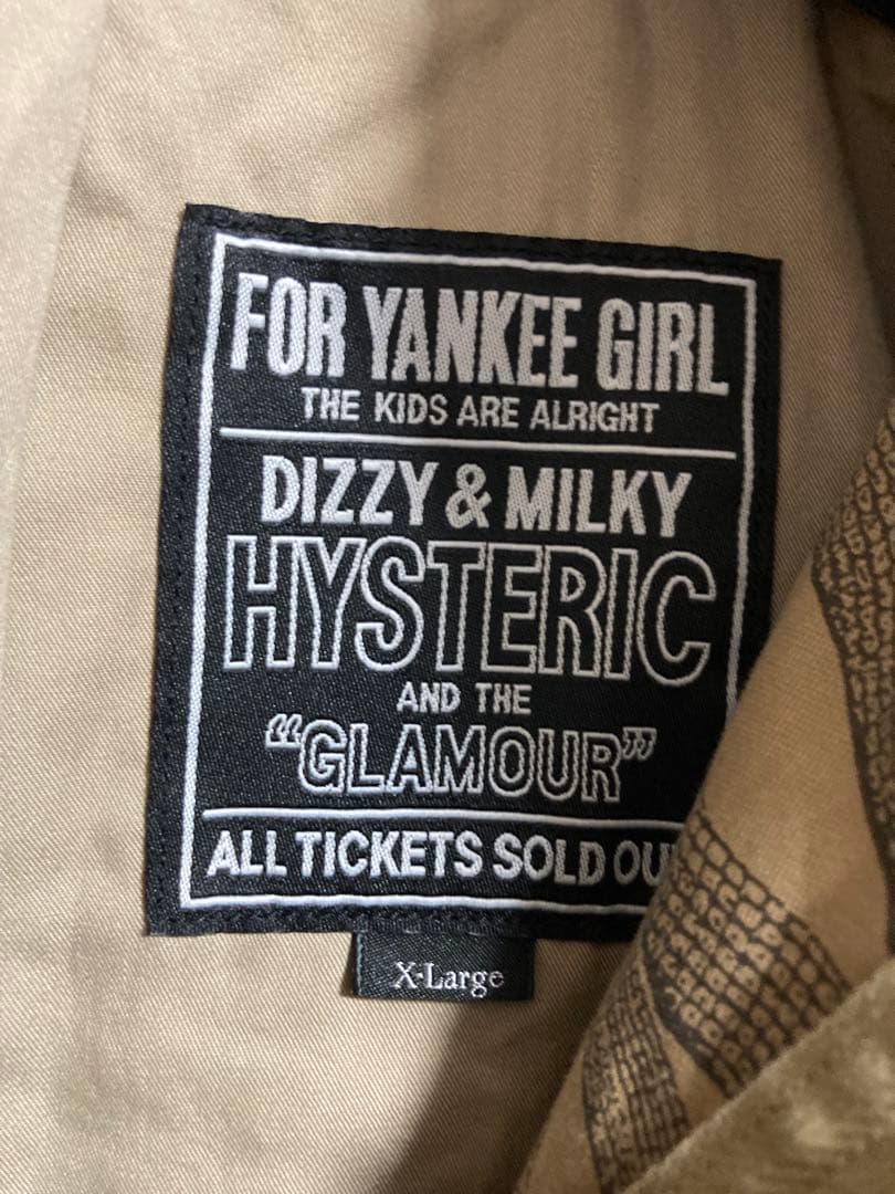 ヒステリックグラマー SNAKE LOOP柄 M-65 XLコムドットやまと着用