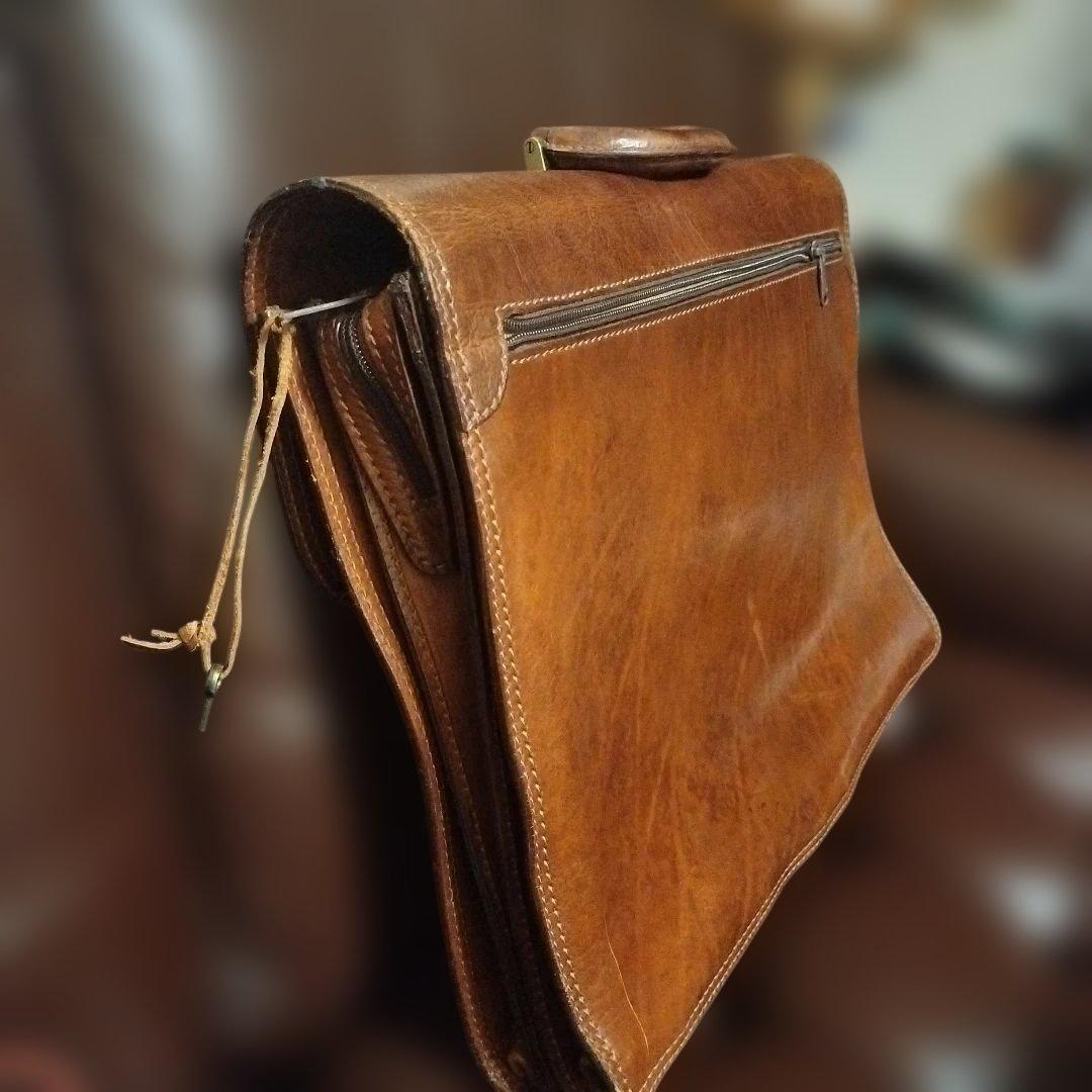 the bridge　レザー　高級感　　ブラウン　金具