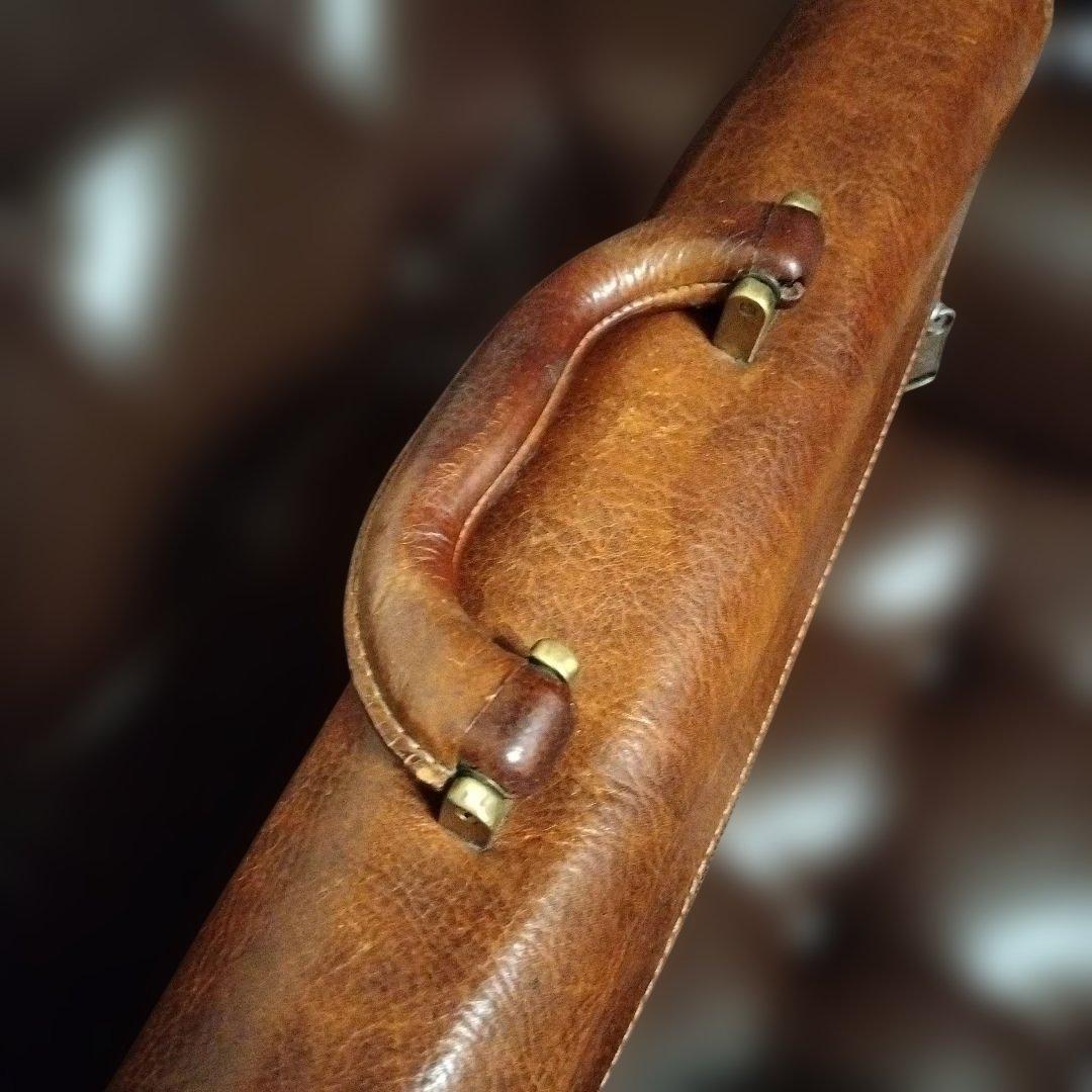 the bridge　レザー　高級感　　ブラウン　金具