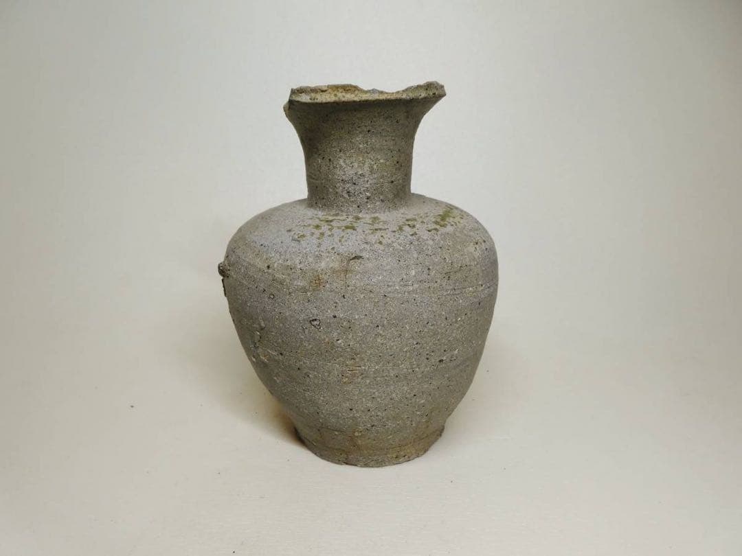 花器 平安時代 須恵器 崇福寺型水瓶 花器 花入 華道 骨董 古美術