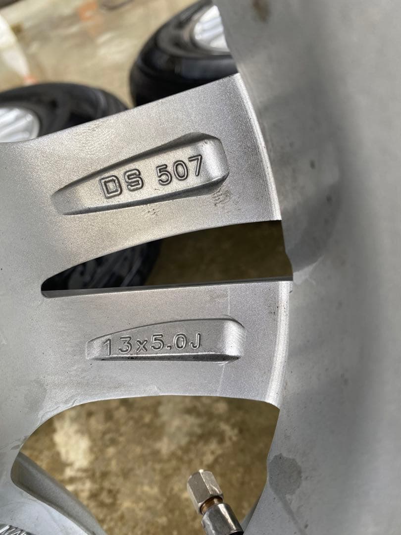 ★送料込★パッソ等155/80R13 ダンロップEC202 アルミホイールセット