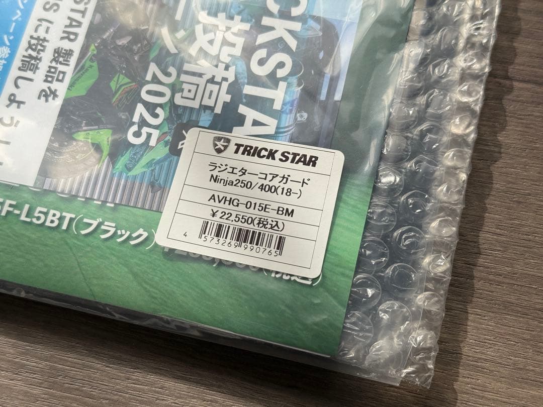 【Ninja400 エリミネーター】ラジエーターコアガード トリックスター
