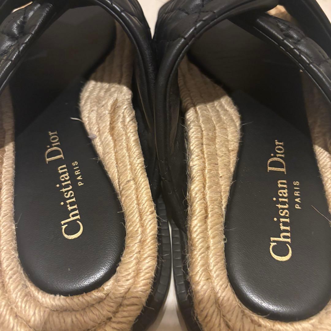【美品】Dior ディオール サンダル カナージュ ツイスト　24.5/38.5