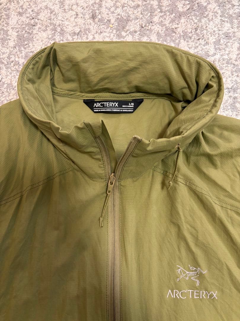 ARC'TERYX オリーブグリーン L フルジップジャケット