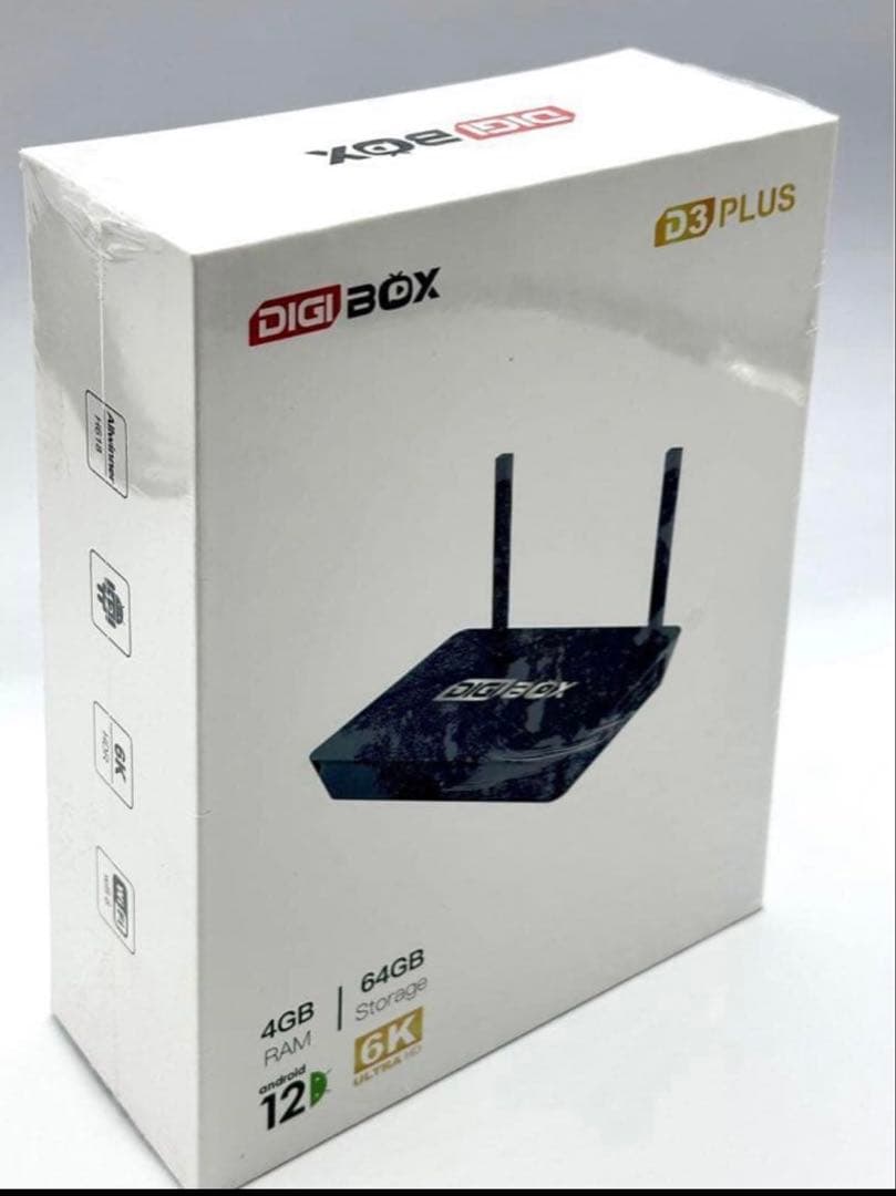 【新品】Digibox D3 Plusアメリカのスポーツや世界中の映画を楽しめる