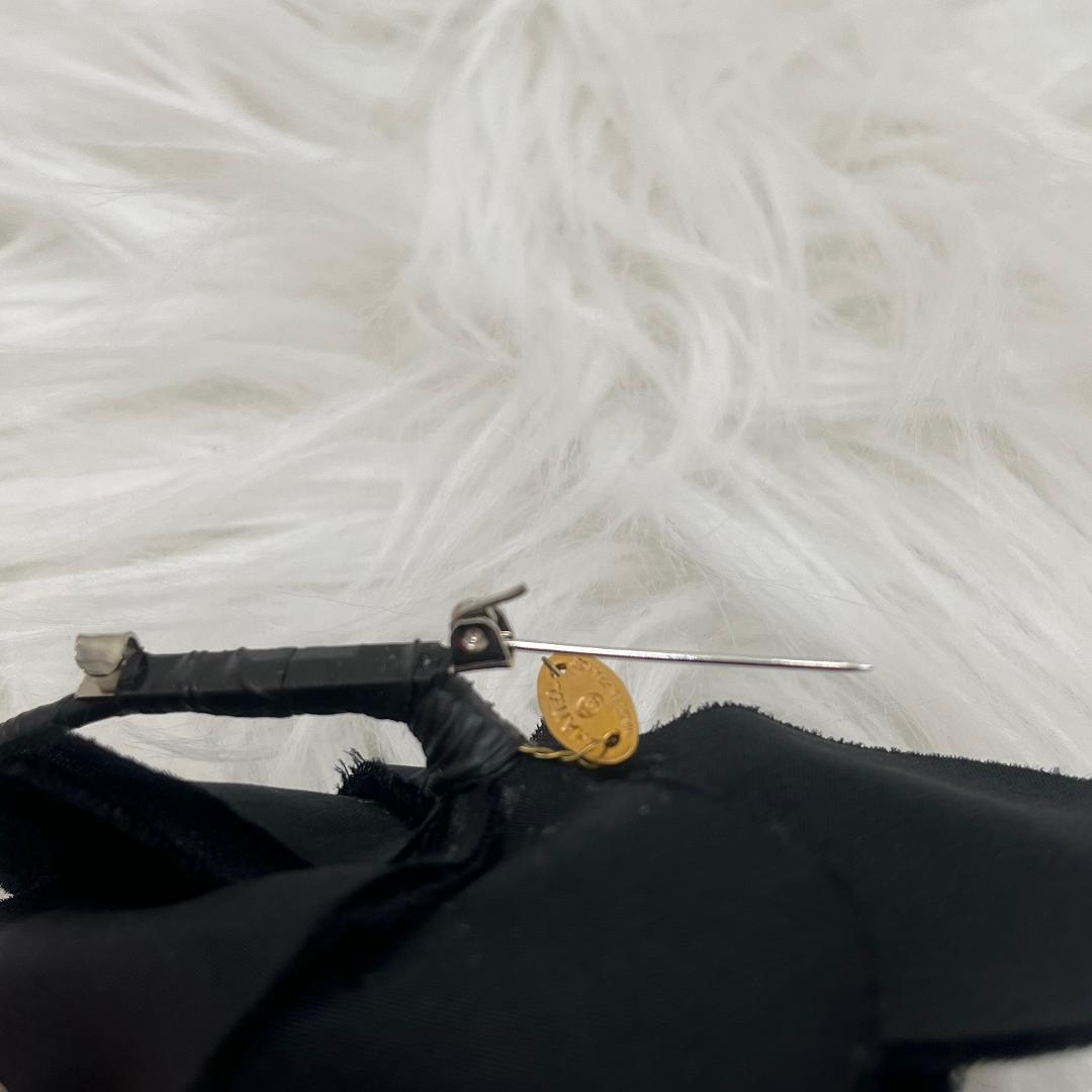 ２点セット✨CHANEL シャネル　カメリア コサージュ　ブローチ　リボン