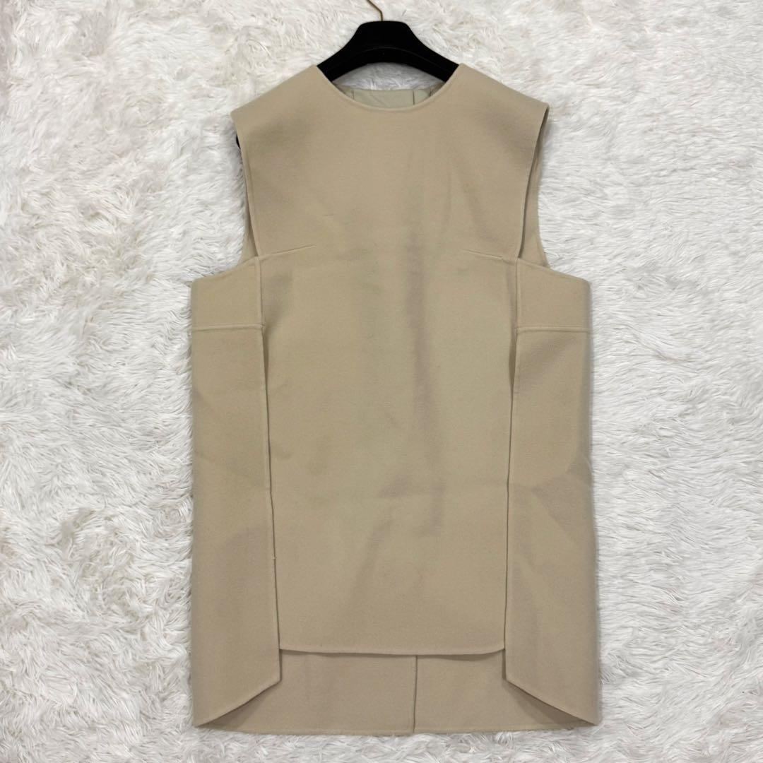 【極美品✴︎】エンフォルド パイル プルオーバーベスト ジレ ボタン ノースリーブ