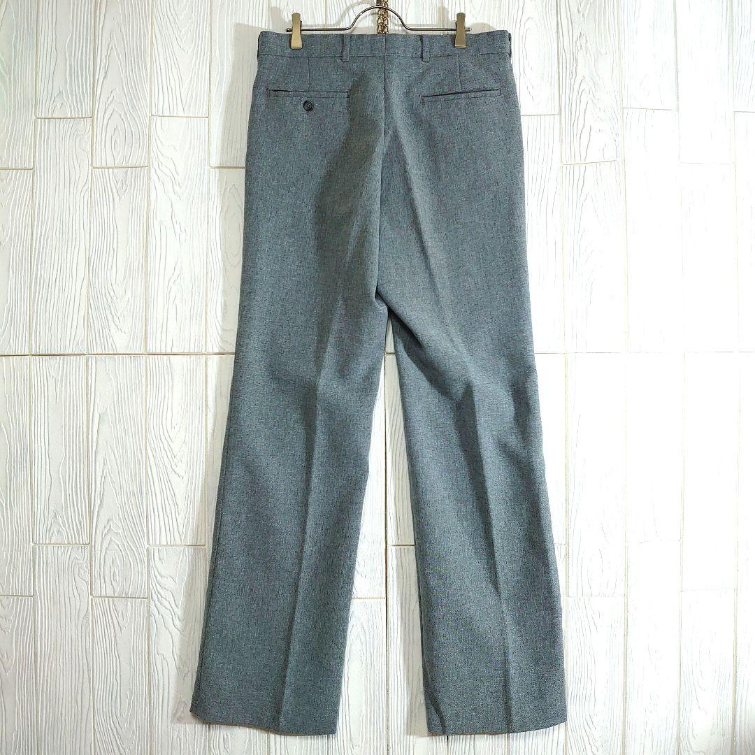 リーバイス アクションスラックス W33相当 グレー セミフレア ヴィンテージ