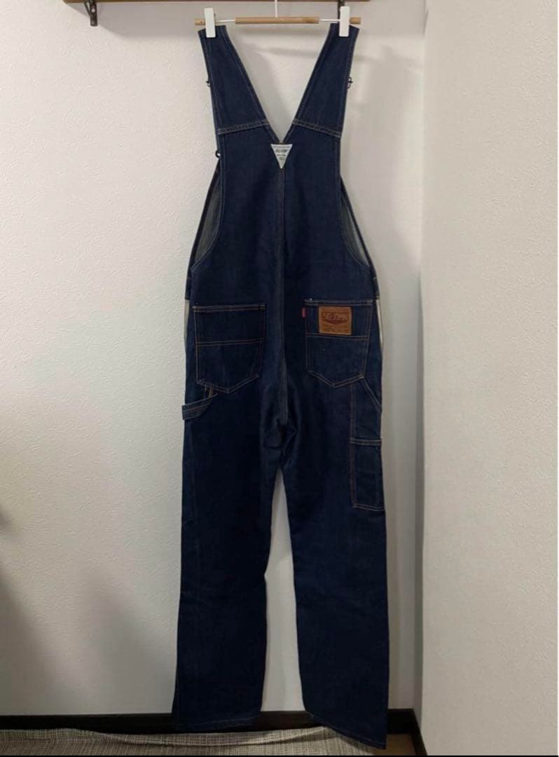 70s BIGJOHN デニムオーバーオール w34 TARONジップ