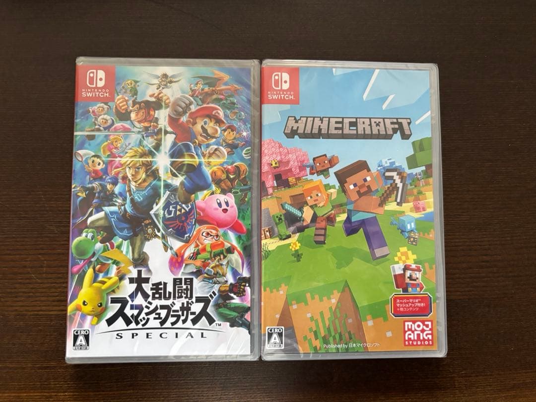 Switch ソフト まとめ売り スマブラ マイクラ