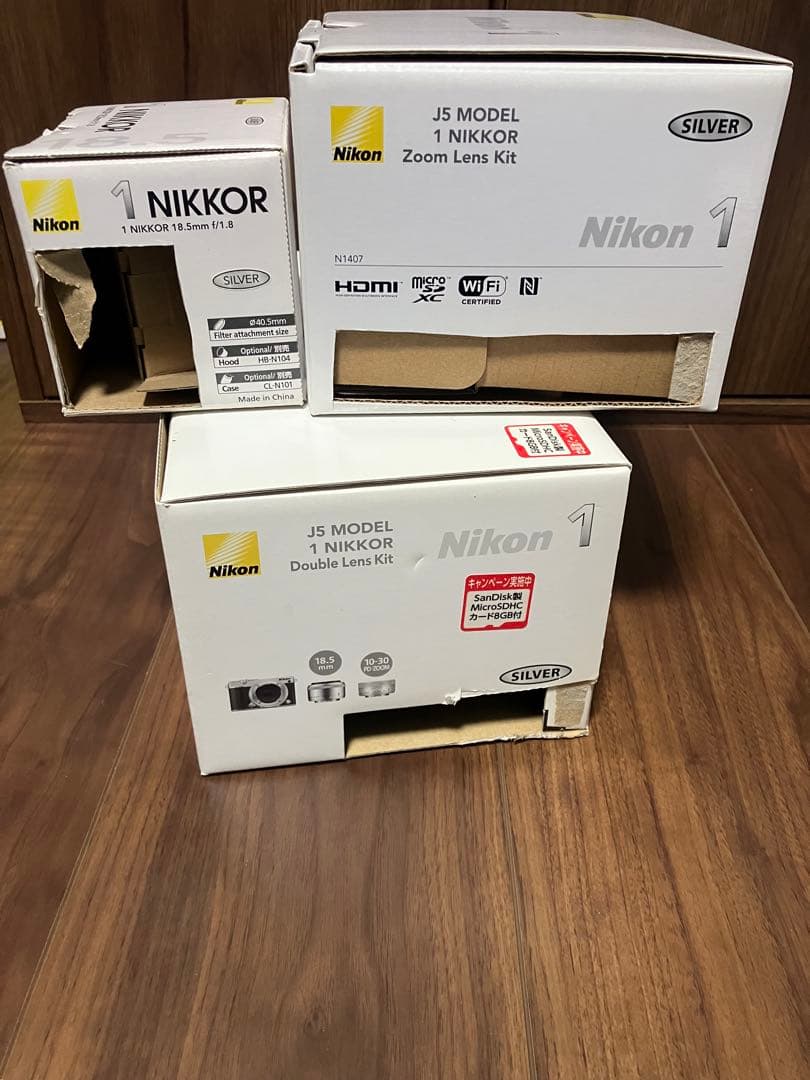 Nikon 1 J5 ダブルレンズキット 18.5mm&10-30mm