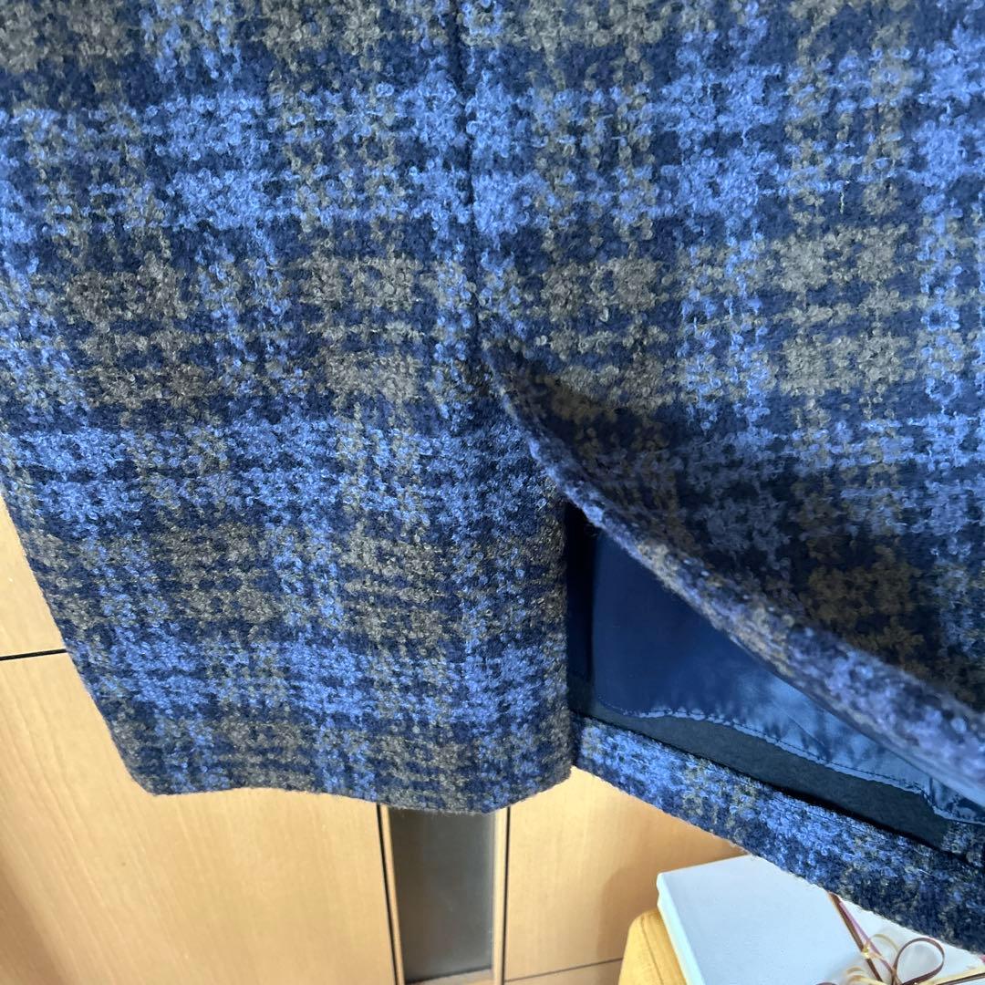 美品★ANAYI アナイ　ジャンパースカート　ロング丈　ループチェック