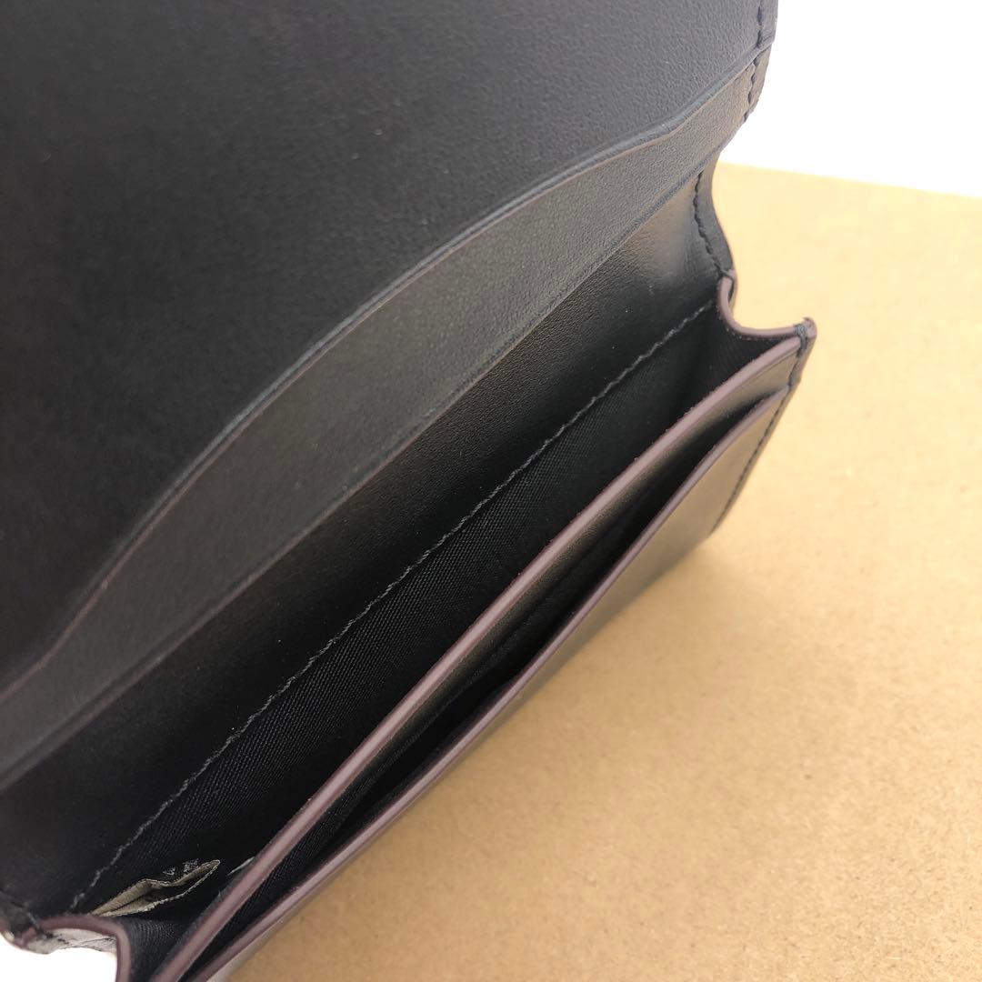 【COACH☆新品】☆ビジネス カードケース シグネチャー ☆名刺入れ☆レザー☆