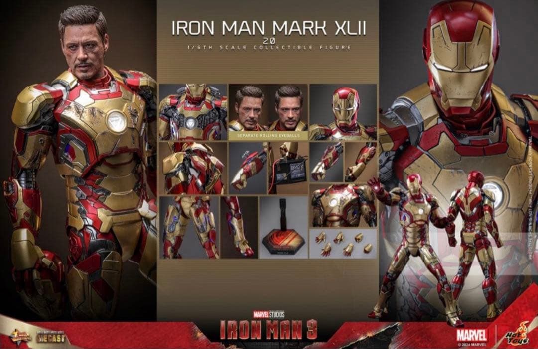 ホットトイズ　アイアンマン・マーク42（2.0版）