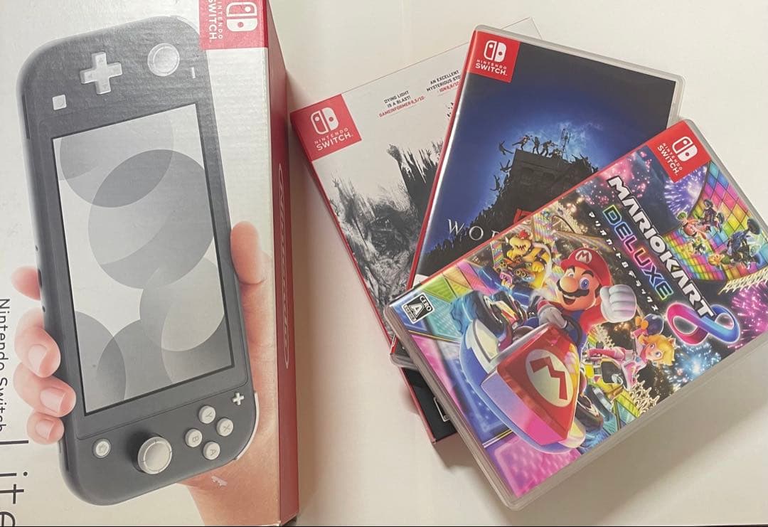 Nintendo Switch lightとsdカードそしてゲーム3本セット