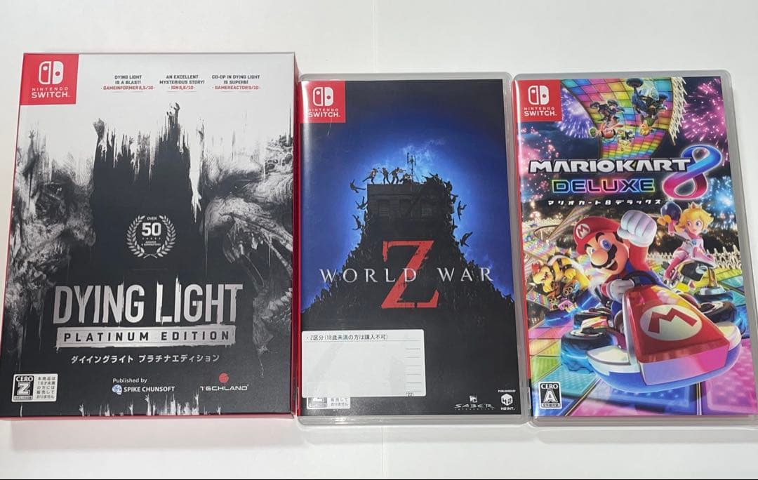 Nintendo Switch lightとsdカードそしてゲーム3本セット