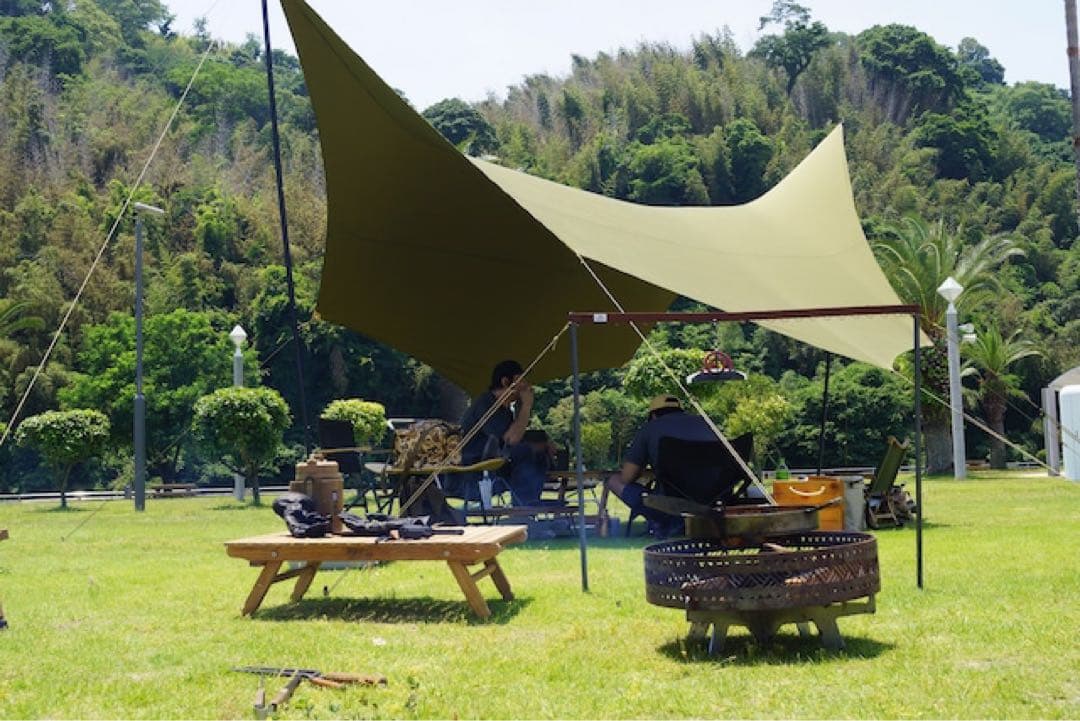 CAMPOOPARTS　鬼オクタタープ　オリーブドラブ