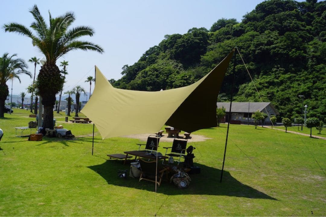 CAMPOOPARTS　鬼オクタタープ　オリーブドラブ